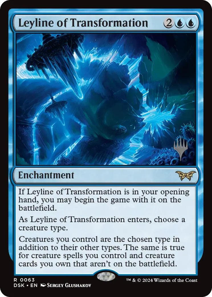 Leyline Of Transformation (Promo Pack) [Duskmourn: House Of Horror Promos] 1