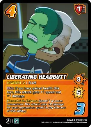 Liberating Headbutt - Stk03 9/22 - C 1