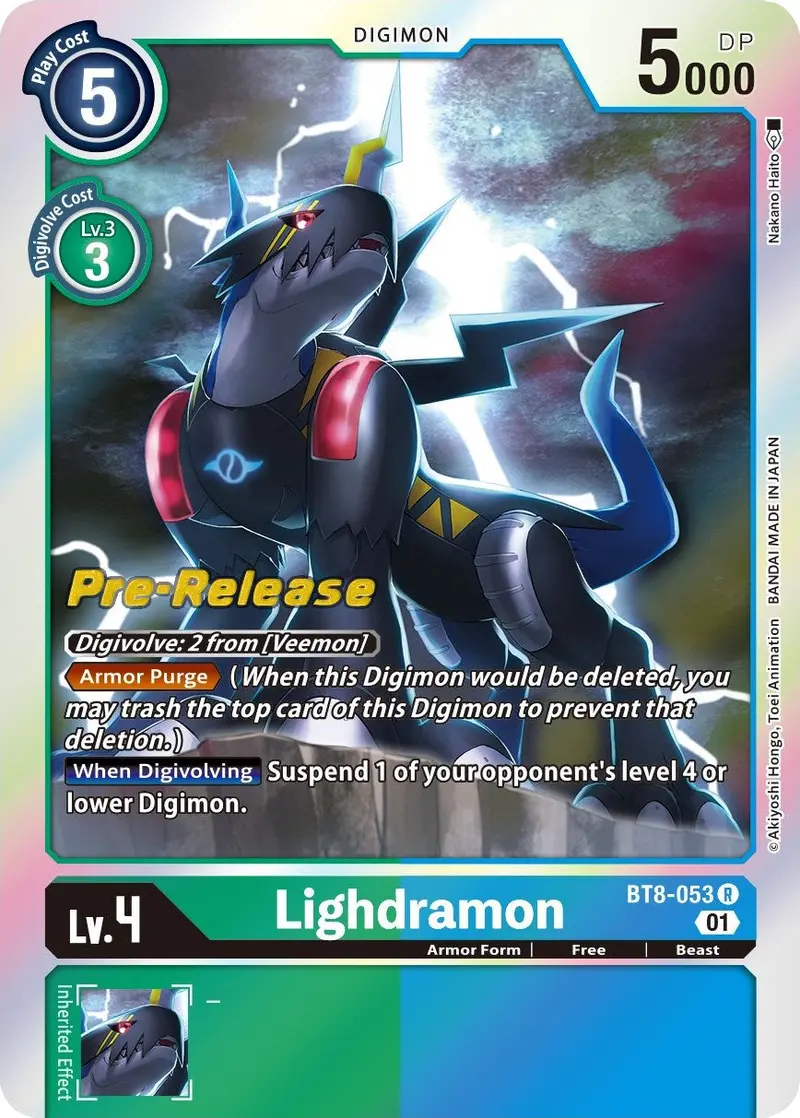 Lighdramon [Bt8-053] [New Awakening Pre-Release Cards] 1