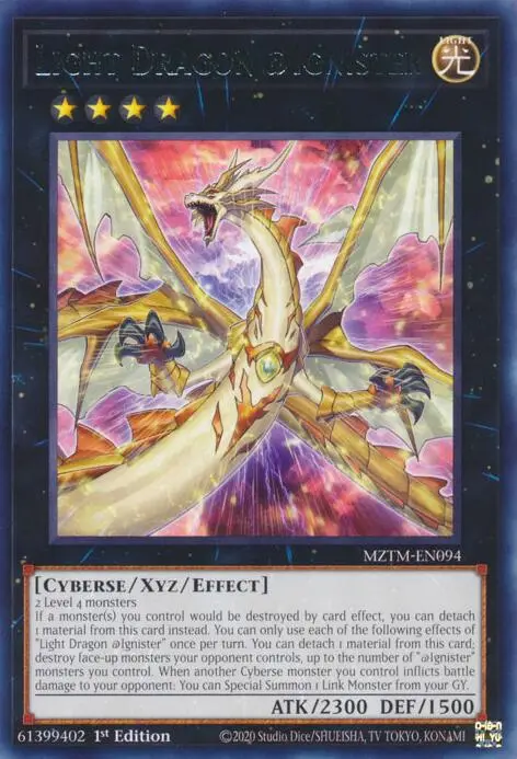 Light Dragon @Ignister [Mztm-En094] Rare 1