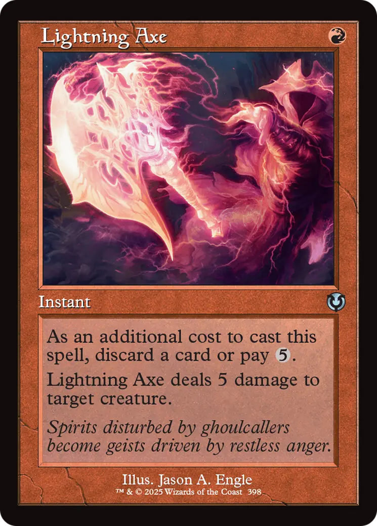 Lightning Axe (Retro Frame) [Innistrad Remastered] 1