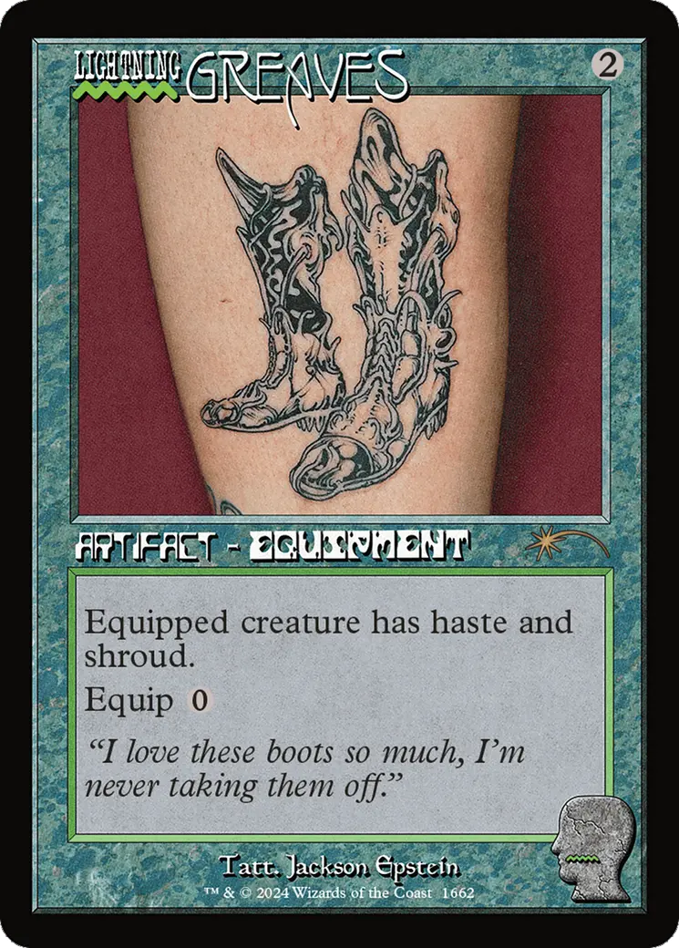 Lightning Greaves (1662) (Rainbow Foil) [Secret Lair Drop Series] 1