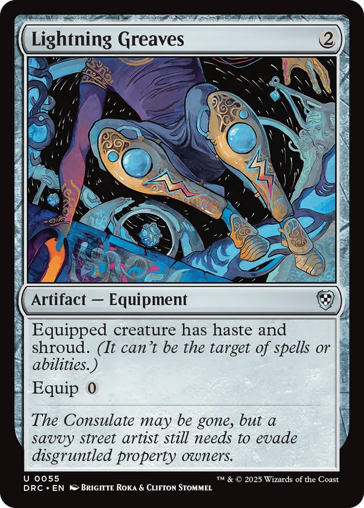 Lightning Greaves [Aetherdrift Commander] 1