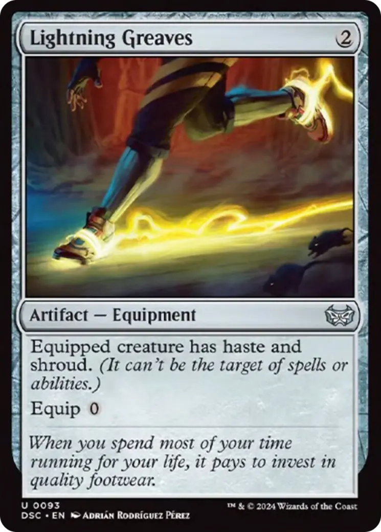 Lightning Greaves [Duskmourn: House Of Horror Commander] 1