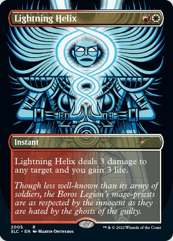 Lightning Helix (Borderless) [Secret Lair Countdown Kit] 1