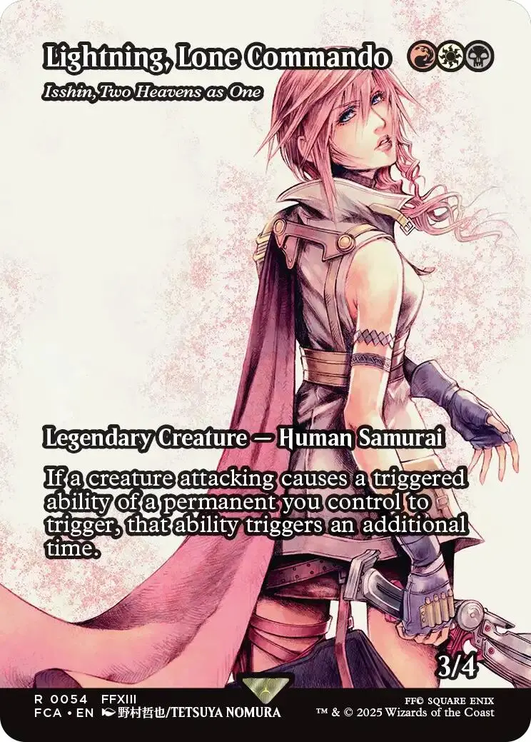 Lightning, Lone Commando - Isshin, Two Heavens As One (Showcase) [Final Fantasy : Through The Ages] 1