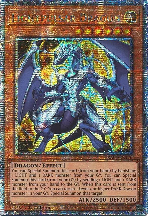 Lightpulsar Dragon [Ra04-En176] Quarter Century Secret Rare 1