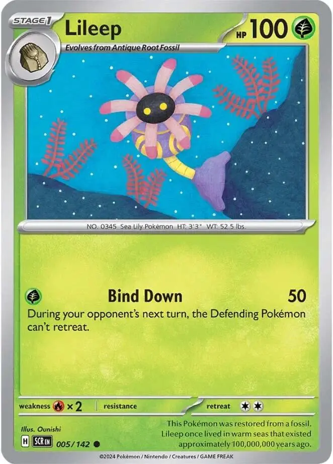 Lileep (005/142) [Scarlet & Violet: Stellar Crown] 1
