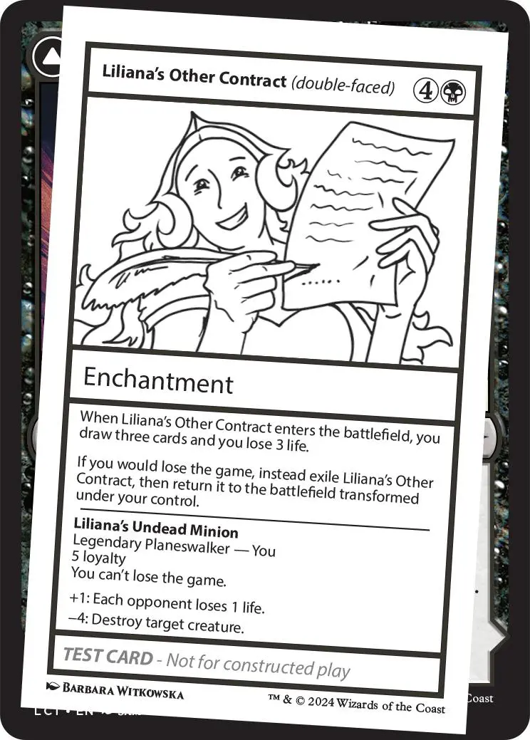 Liliana's Other Contract (Double-Faced) [Mystery Booster 2 Playtest Cards] 1