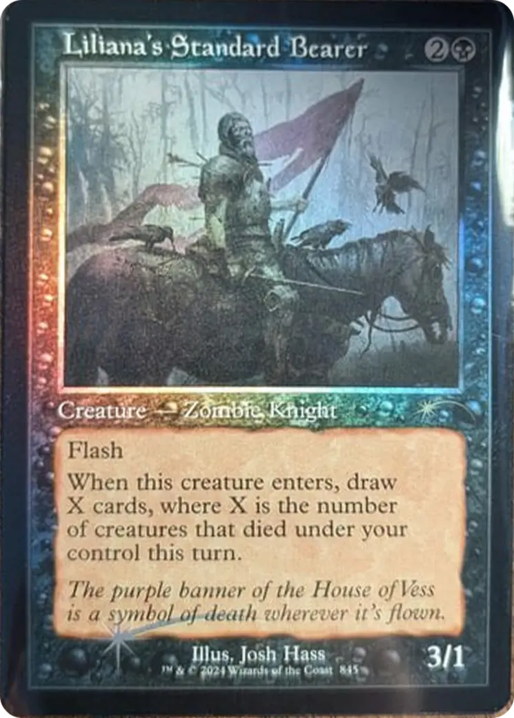 Liliana's Standard Bearer (Retro Frame) [Secret Lair Drop Series] 1
