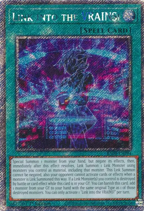 Link Into The Vrains! [Ra04-En294] Platinum Secret Rare 1