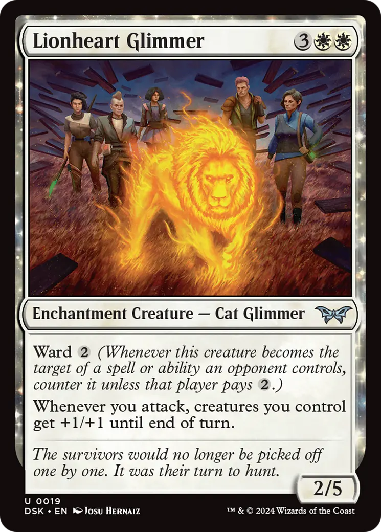 Lionheart Glimmer [Duskmourn: House Of Horror] 1