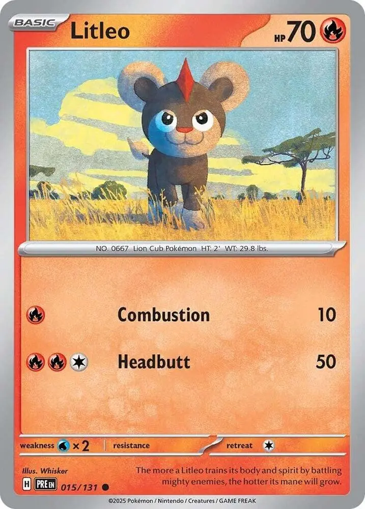 Litleo (015/131) [Scarlet & Violet: Prismatic Evolutions] 1