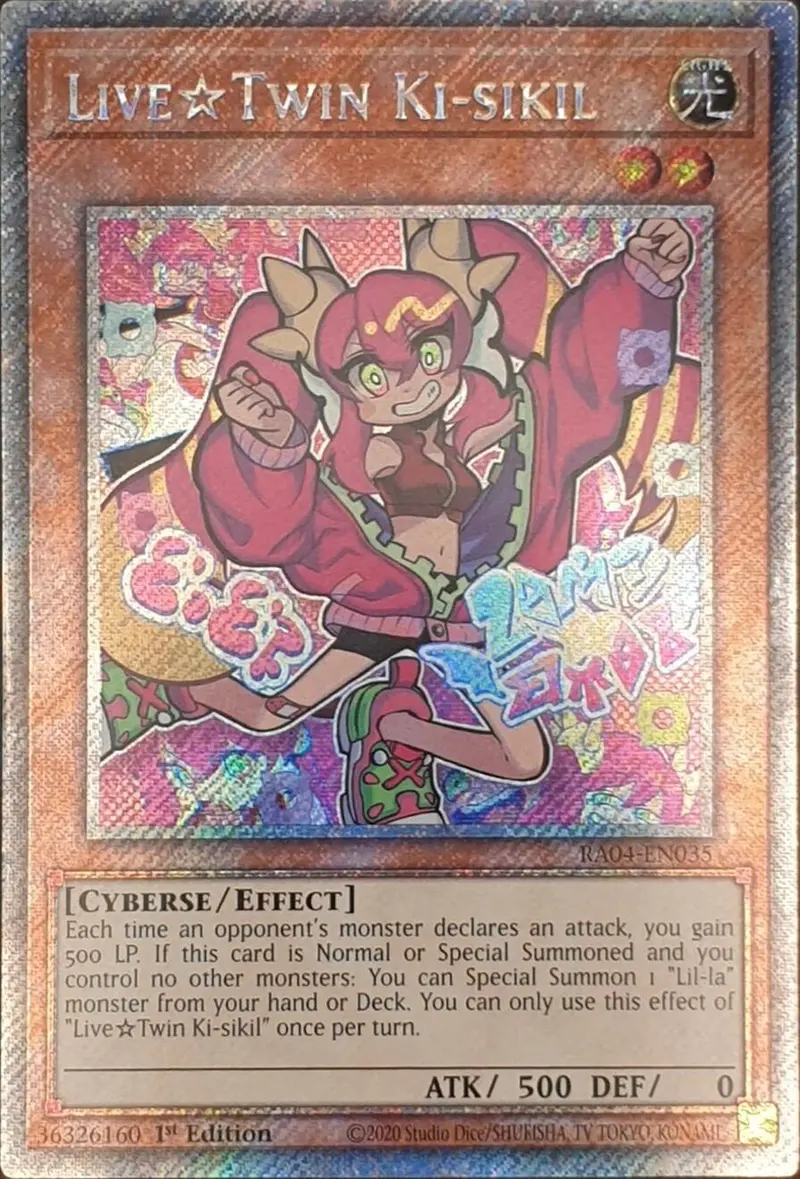 Livetwin Ki-Sikil [Ra04-En035] Platinum Secret Rare 1