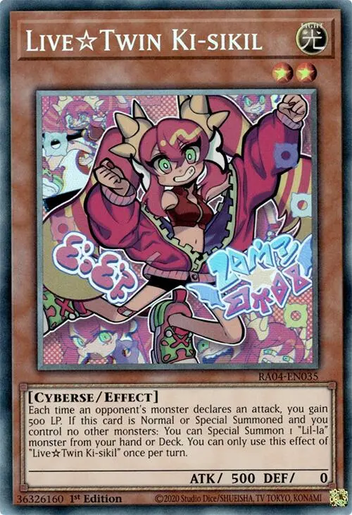 Livetwin Ki-Sikil [Ra04-En035] Prismatic Collector's Rare 1