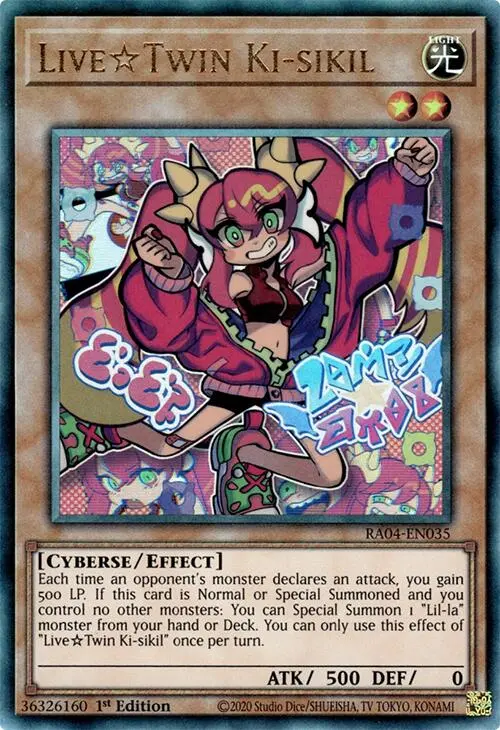 Livetwin Ki-Sikil [Ra04-En035] Prismatic Ultimate Rare 1