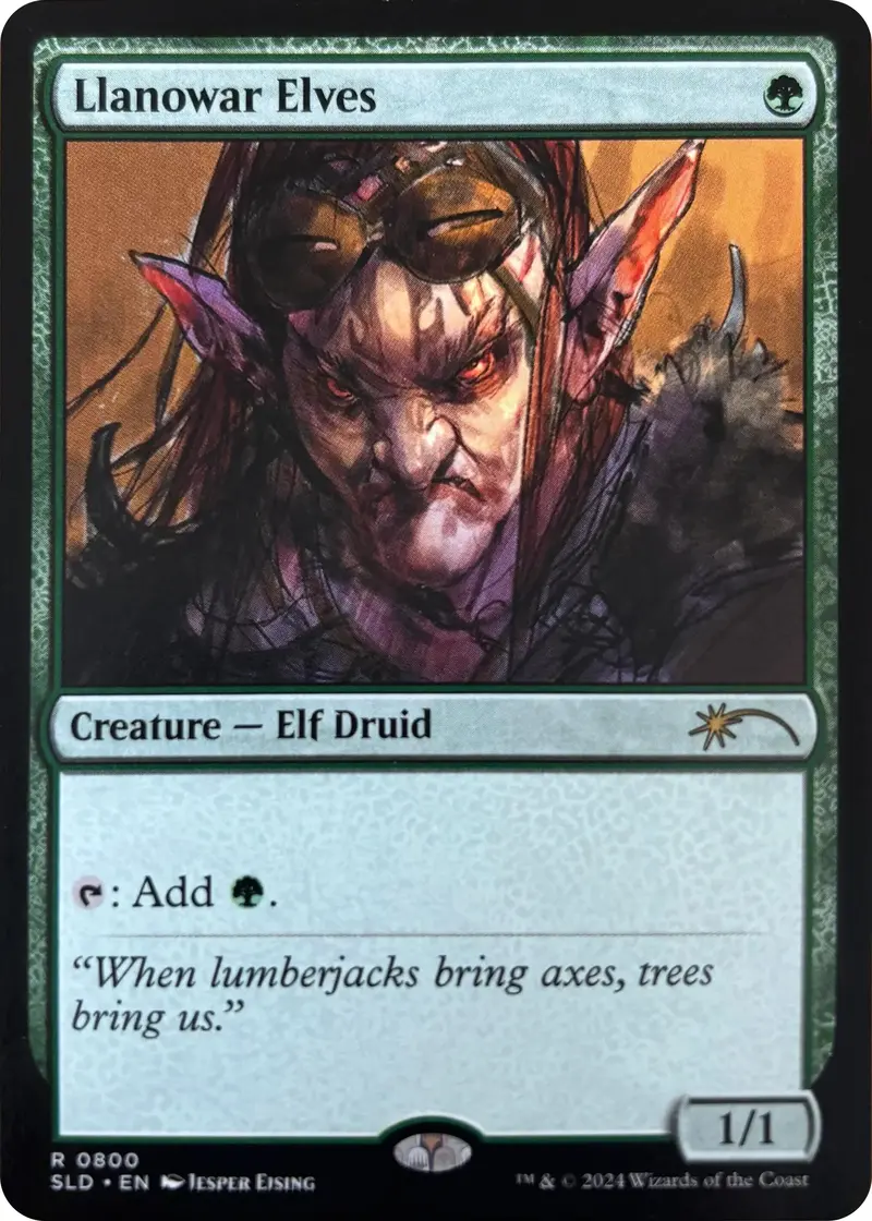 Llanowar Elves (0800) [Secret Lair Drop Series] 1