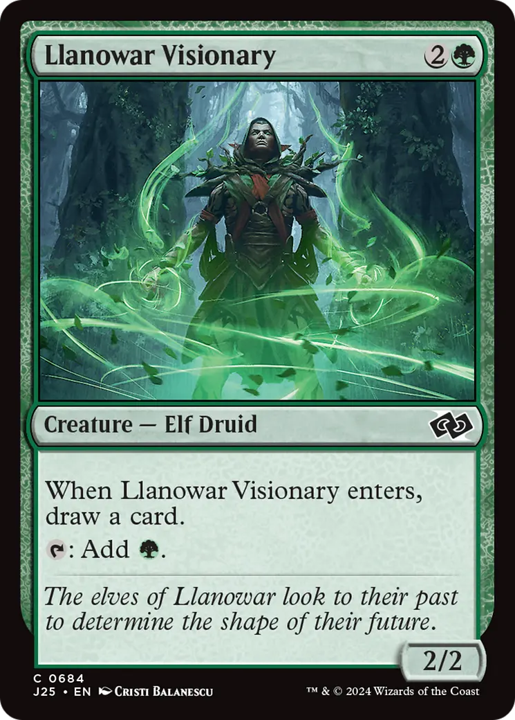 Llanowar Visionary [Foundations Jumpstart] 1