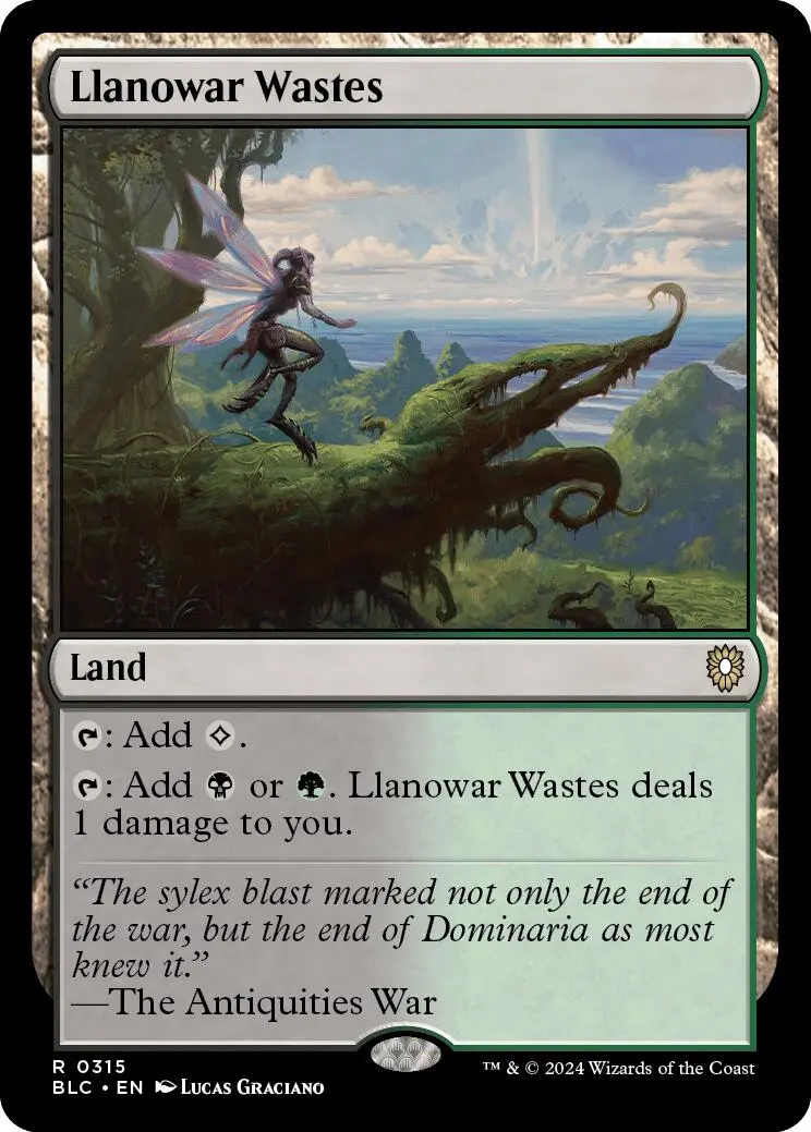 Llanowar Wastes [Bloomburrow Commander] 1