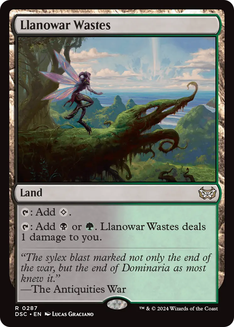 Llanowar Wastes [Duskmourn: House Of Horror Commander] 1