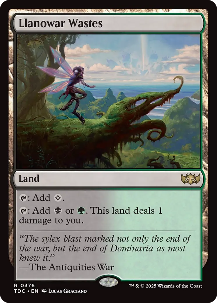 Llanowar Wastes [Tarkir: Dragonstorm Commander] 1