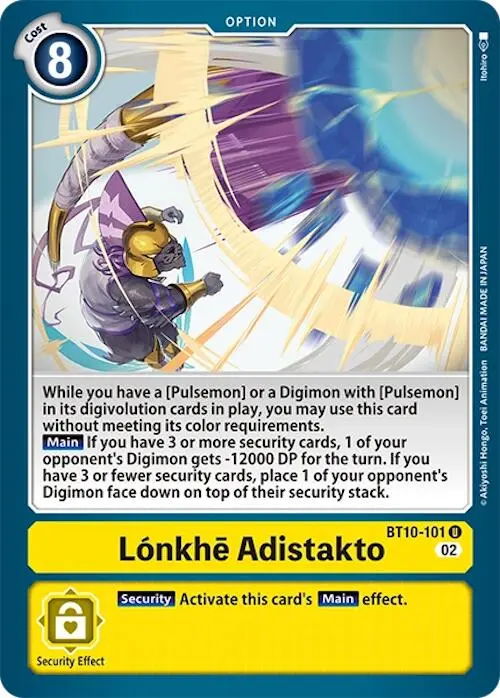 Lonkhe Adistakto [Bt10-101] [Xros Encounter] 1