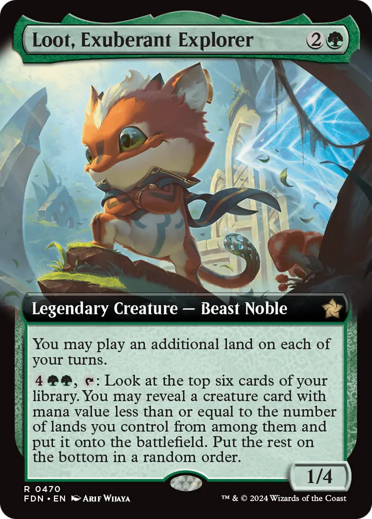 Loot, Exuberant Explorer (Extended Art) [Foundations] 1