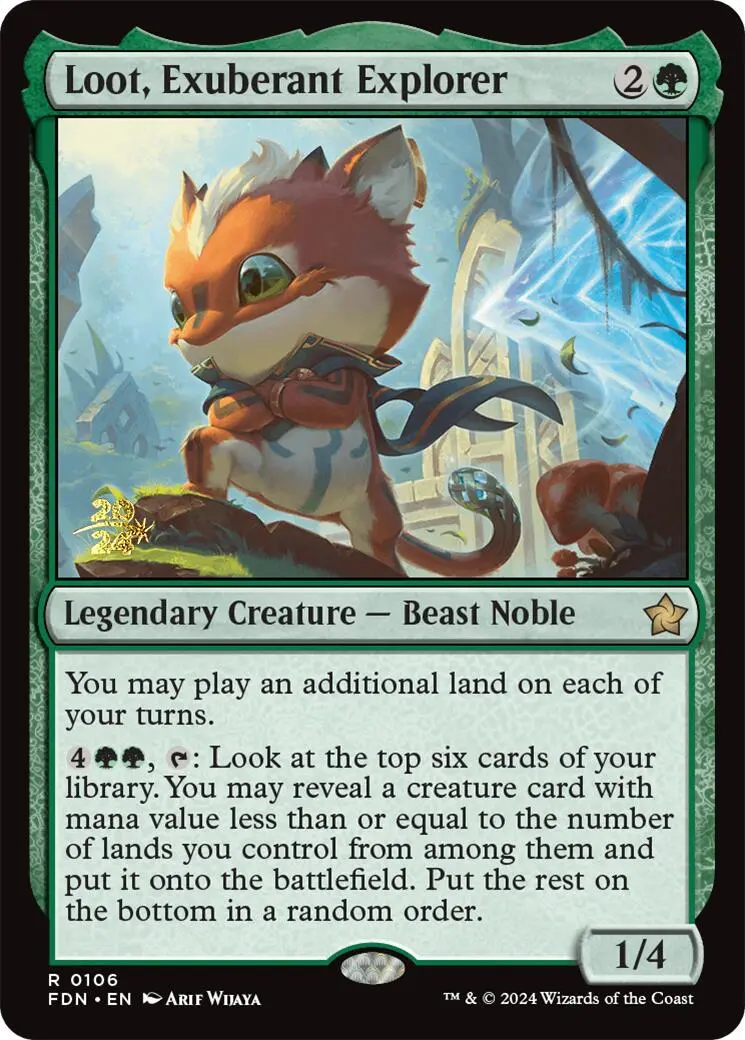 Loot, Exuberant Explorer [Foundations Prerelease Promos] 1