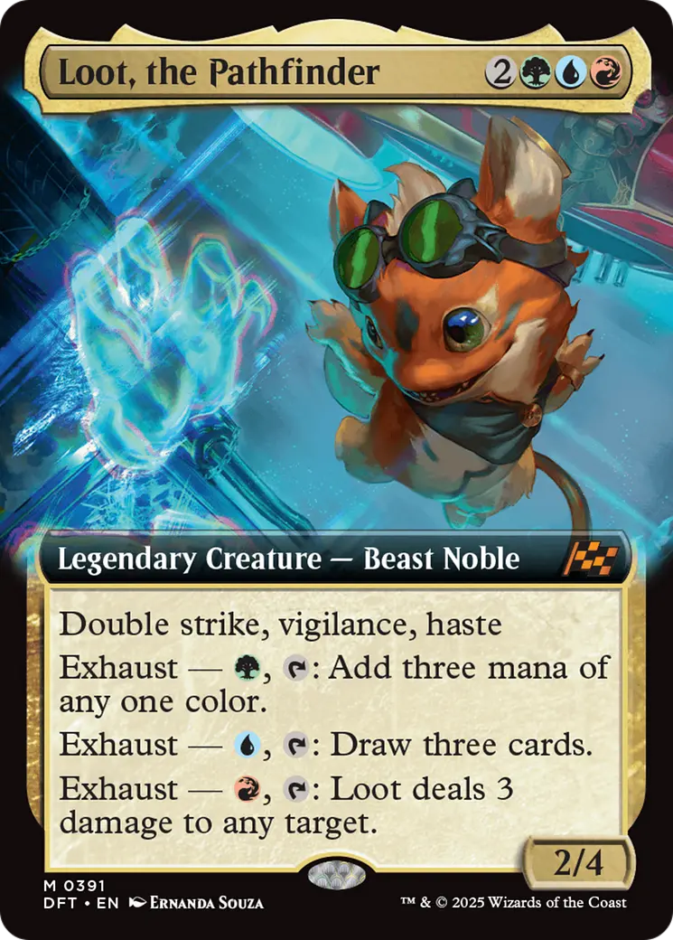 Loot, The Pathfinder (Extended Art) [Aetherdrift] 1