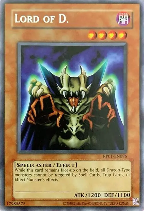 Lord Of D. [Rp01-En086] Rare 1