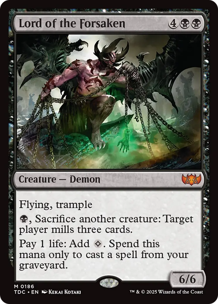 Lord Of The Forsaken [Tarkir: Dragonstorm Commander] 1