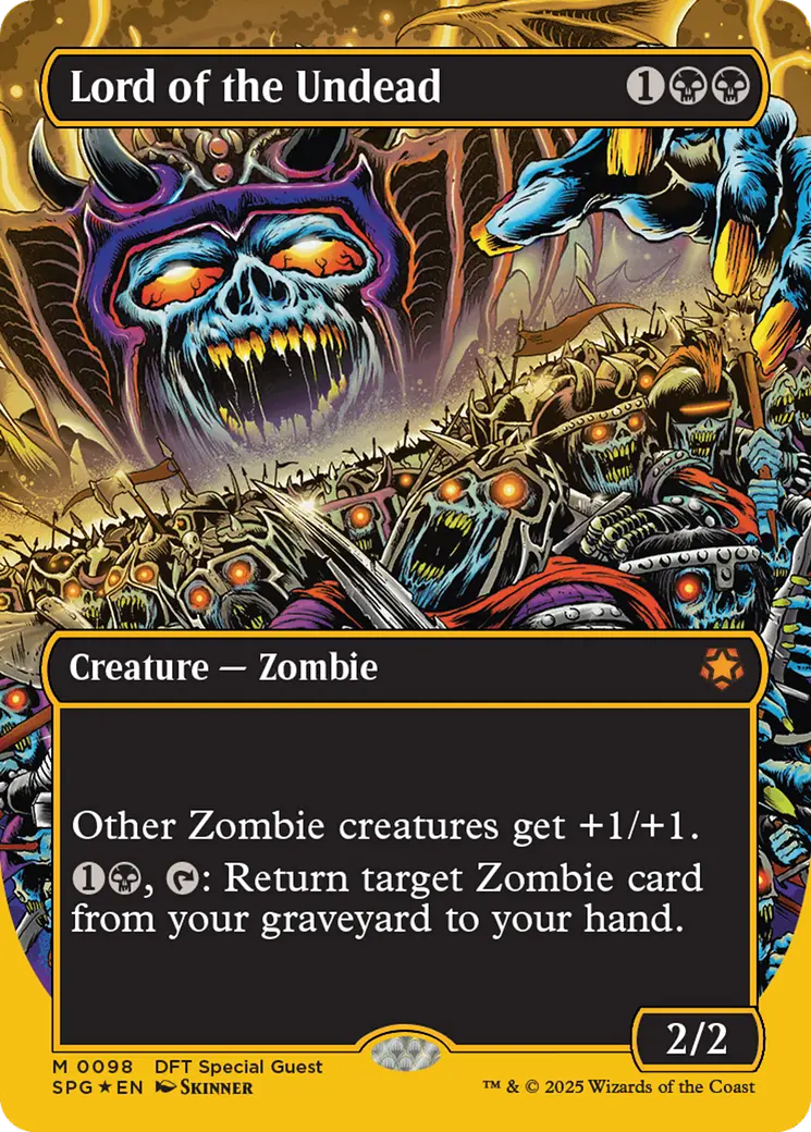 Lord Of The Undead (Borderless) (First-Place Foil) [Aetherdrift Special Guests] 1