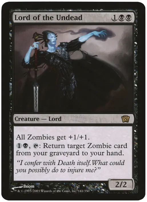 Lord Of The Undead (Oversized) [Eighth Edition Box Topper] 1