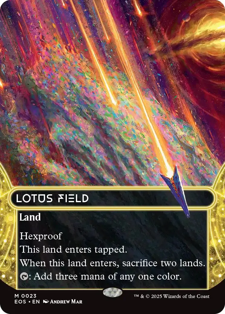 Lotus Field (0023) (Borderless) [Edge Of Eternities: Stellar Sights] 1