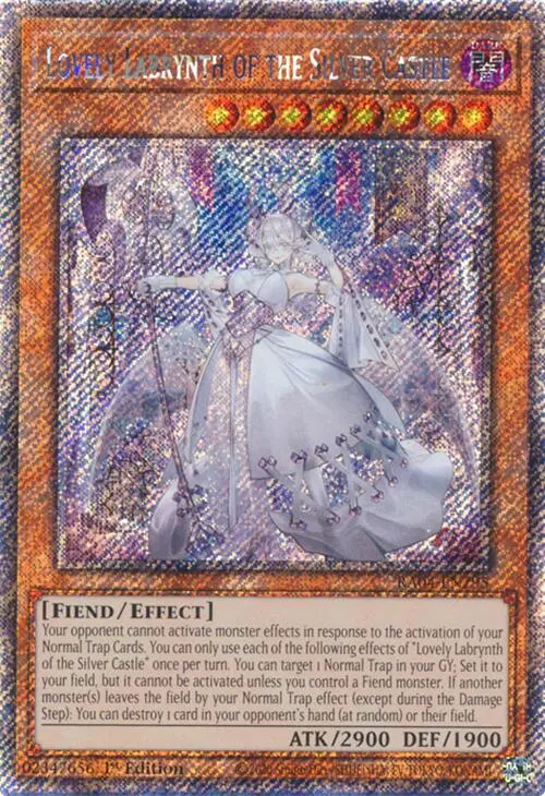 Lovely Labrynth Of The Silver Castle [Ra04-En295] Platinum Secret Rare 1