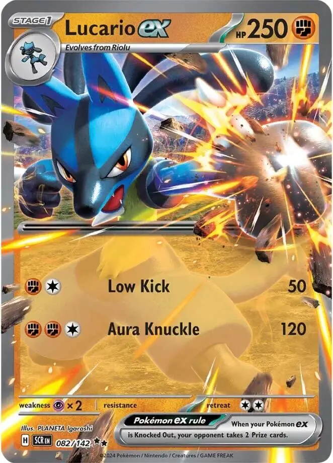 Lucario Ex (082/142) [Scarlet & Violet: Stellar Crown] 1