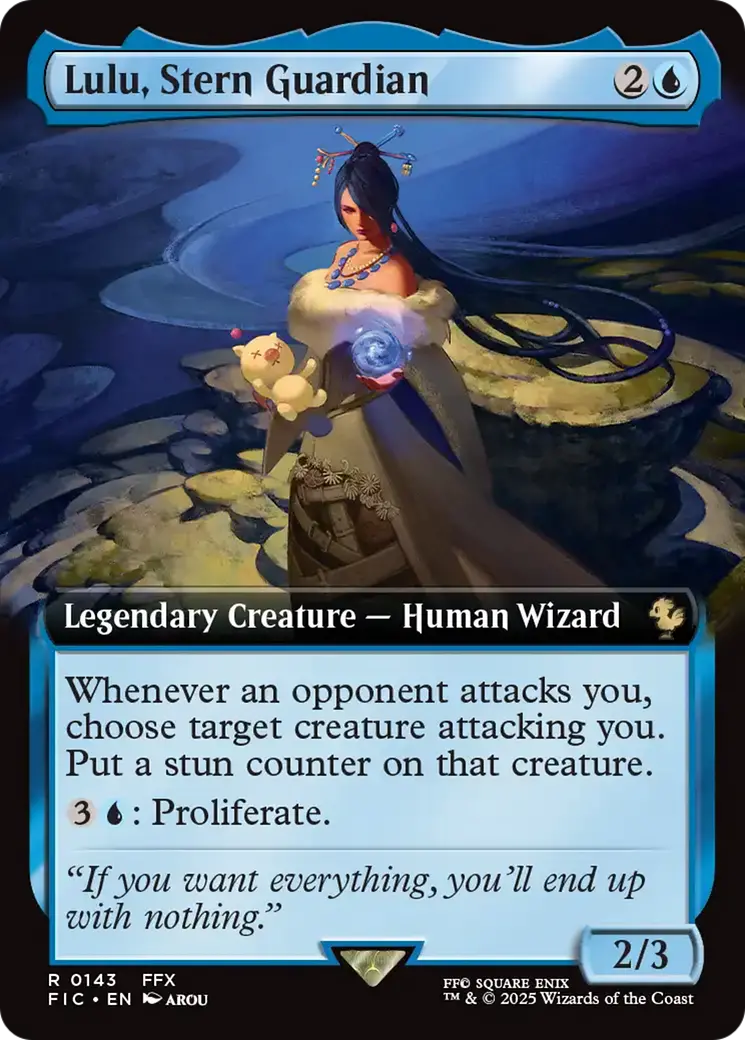 Lulu, Stern Guardian (Extended Art) [Final Fantasy Commander] 1