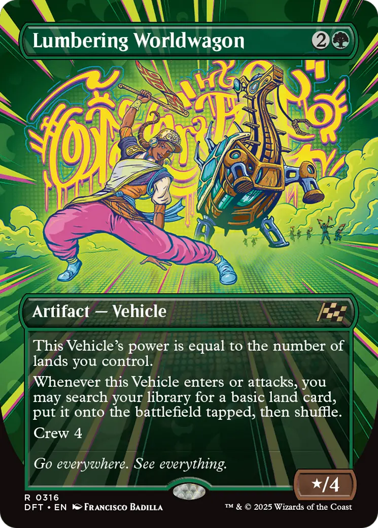 Lumbering Worldwagon (Borderless) [Aetherdrift] 1