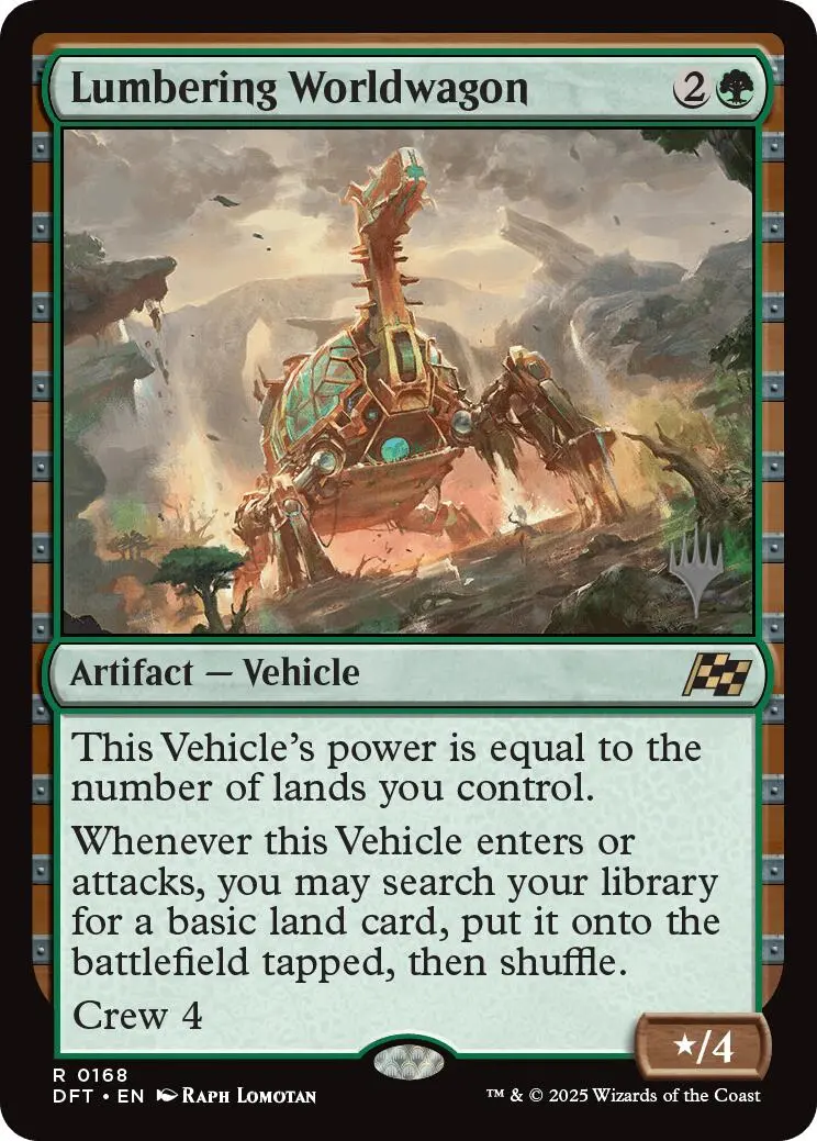 Lumbering Worldwagon (Promo Pack) [Aetherdrift Promos] 1