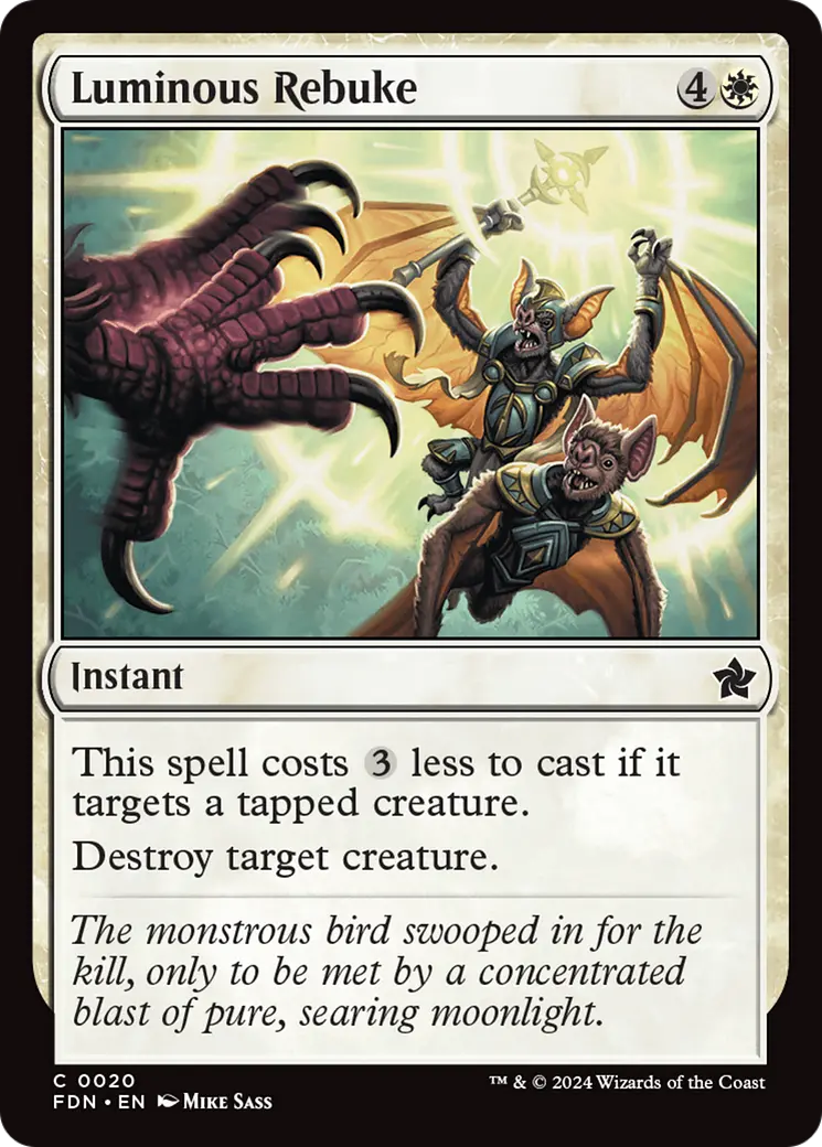 Luminous Rebuke [Foundations] 1