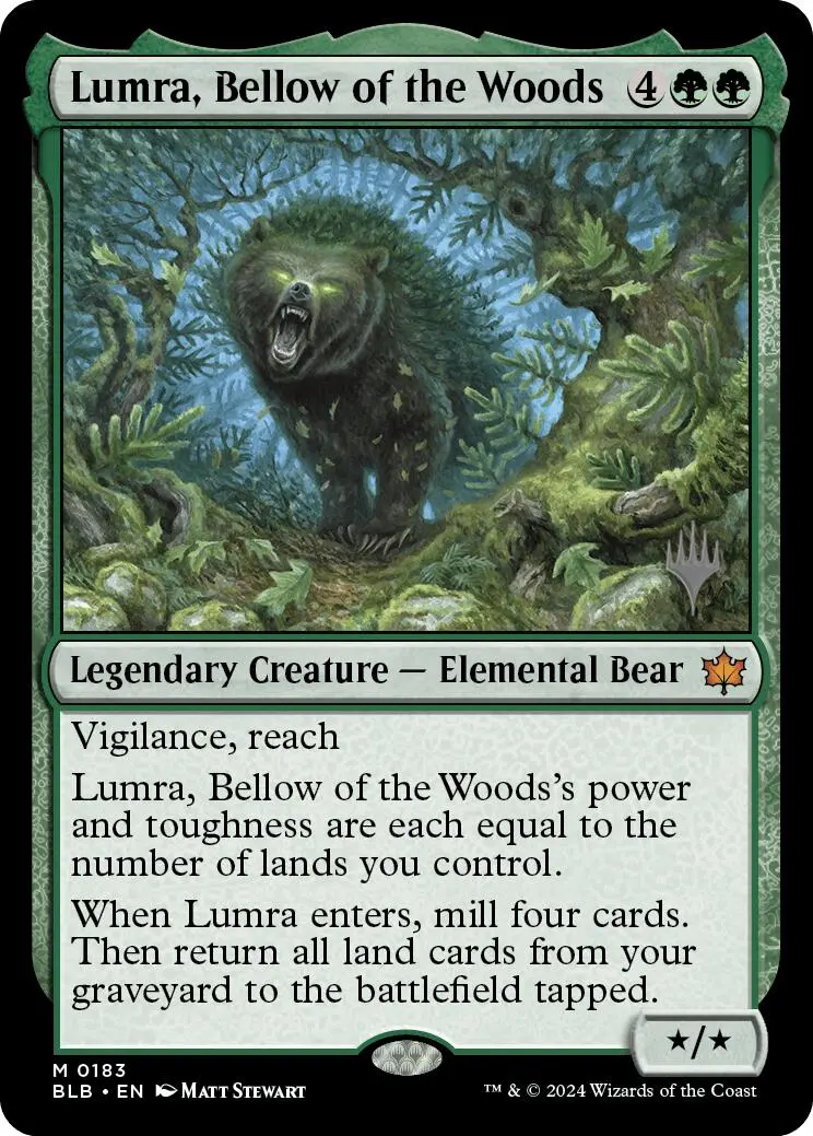 Lumra, Bellow Of The Woods (Promo Pack) [Bloomburrow Promos] 1