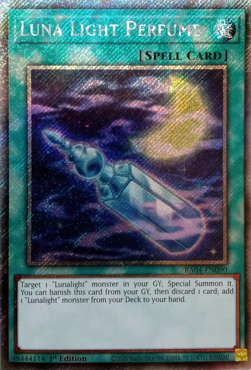 Luna Light Perfume [Ra04-En090] Platinum Secret Rare 1