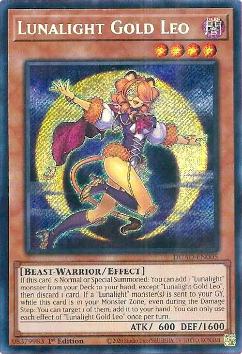 Lunalight Gold Leo [Duad-En005] Secret Rare 1