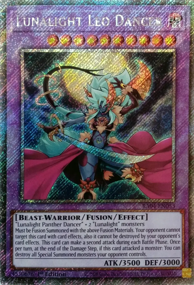 Lunalight Leo Dancer [Ra04-En053] Platinum Secret Rare 1