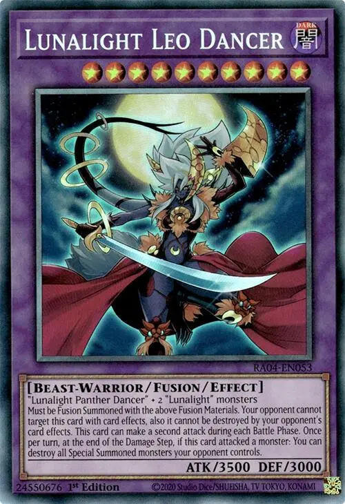 Lunalight Leo Dancer [Ra04-En053] Prismatic Collector's Rare 1