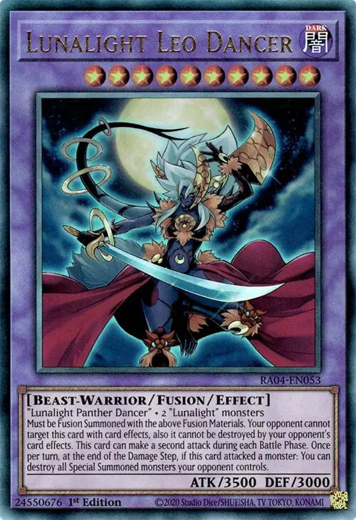 Lunalight Leo Dancer [Ra04-En053] Prismatic Ultimate Rare 1