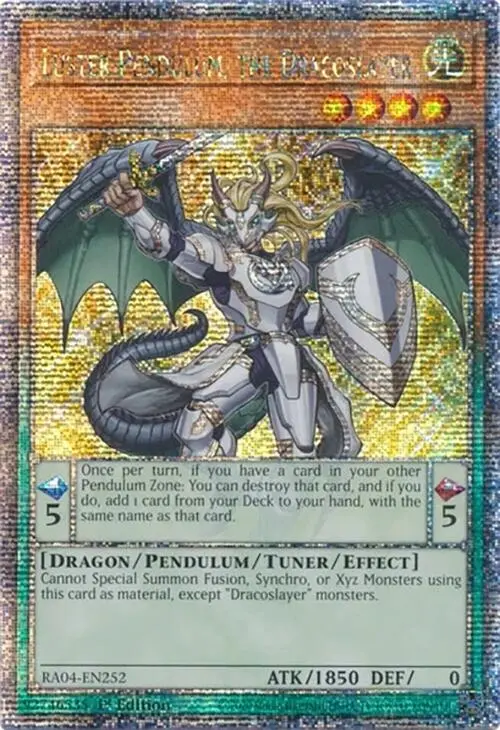 Luster Pendulum, The Dracoslayer [Ra04-En252] Quarter Century Secret Rare 1