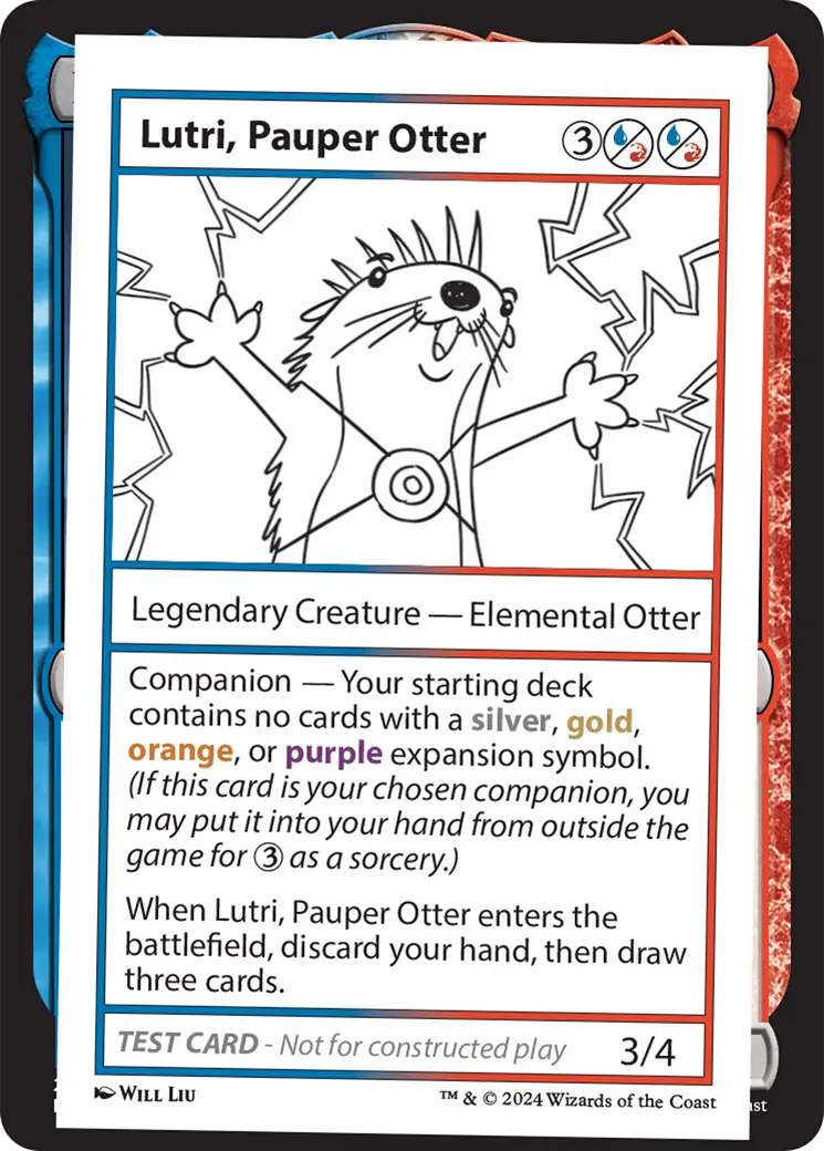 Lutri, Pauper Otter [Mystery Booster 2 Playtest Cards] 1