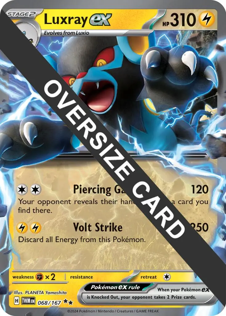 Luxray Ex (068/167) (Jumbo Card) [Miscellaneous Cards] 1