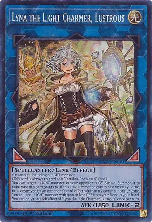 Lyna The Light Charmer, Lustrous [Ra04-En081] Super Rare 1